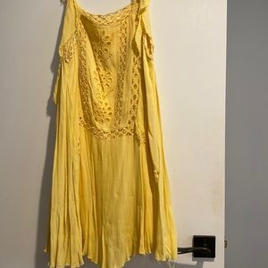 Free people yellow dress